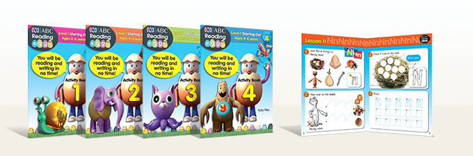 Learn to Read Reading Eggs Activity Books Level 1