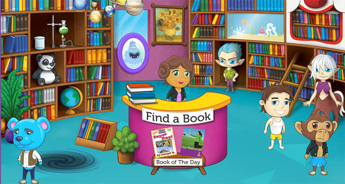 Reading Eggs library